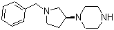 1-[(3S)-1-(苯甲基)-3-吡咯烷基]哌嗪分子结构 (CAS 1032446-30-2)