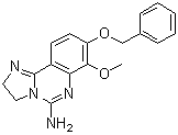 8-(Benzyloxy)-7-methoxy-2,3-dihydroimidazo[1,2-c]quinazolin-5-amine molecular structure (CAS 1032570-69-6)