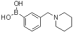 3-(Piperidin-1-ylmethyl)phenylboronic acid molecular structure (CAS 1032610-59-5)