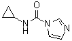 N-Cyclopropyl-1H-imidazole-1-carboxamide molecular structure (CAS 1033090-34-4)