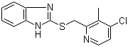 2-[(4-Chloro-3-methyl-2-pyridinylmethyl)thio]-1H-benzimidazole molecular structure (CAS 103312-62-5)