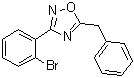 3-(2-Bromophenyl)-5-(phenylmethyl)-1,2,4-oxadiazole molecular structure (CAS 1033201-86-3)