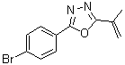 2-(4-Bromophenyl)-5-(1-methylethenyl)-1,3,4-oxadiazole molecular structure (CAS 1033201-91-0)