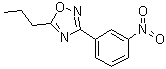 3-(3-Nitrophenyl)-5-propyl-1,2,4-oxadiazole molecular structure (CAS 1033202-02-6)