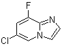 6-Chloro-8-fluoroimidazo[1,2-a]pyridine molecular structure (CAS 1033202-10-6)