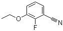 3-乙氧基-2-氟苯甲腈分子结构 (CAS 1033202-20-8)