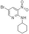 5-溴-N-环己基-3-硝基-2-吡啶胺分子结构 (CAS 1033202-38-8)