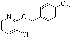 3-Chloro-2-[(4-methoxyphenyl)methoxy]pyridine molecular structure (CAS 1033202-56-0)