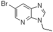 结构式 CAS# 1033202-59-3, 6-溴-3-乙基-3H-咪唑并[4,5-b]吡啶