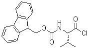 N-(9-Fluorenylmethoxycarbonyl)-L-valyl chloride molecular structure (CAS 103321-53-5)