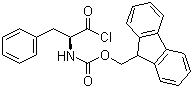 N-(9-Fluorenylmethoxycarbonyl)phenylalanyl chloride molecular structure (CAS 103321-57-9)