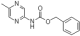 N-(5-Methyl-2-pyrazinyl)carbamic acid phenylmethyl ester molecular structure (CAS 1033418-57-3)