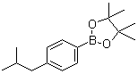 4-Isobutylphenylboronic acid pinacol ester molecular structure (CAS 1033753-01-3)