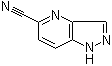 1H-Pyrazolo[4,3-b]pyridine-5-carbonitrile molecular structure (CAS 1033772-22-3)