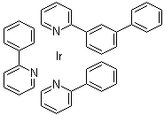 (OC-6-43)-[3-(2-Pyridinyl)[1,1'-biphenyl]-4-yl]bis[2-(2-pyridinyl)phenyl]iridium molecular structure (CAS 1034145-18-0)
