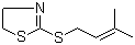 4,5-Dihydro-2-[(3-methyl-2-buten-1-yl)thio]thiazole molecular structure (CAS 103483-02-9)