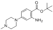Tert-butyl 2-amino-4-(4-methylpiperazin-1-yl)benzoate molecular structure (CAS 1034975-35-3)