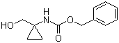 N-[1-(Hydroxymethyl)cyclopropyl]carbamic acid phenylmethyl ester molecular structure (CAS 103500-22-7)