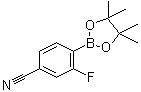 4-Cyano-2-fluorophenylboronic acid pinacol ester molecular structure (CAS 1035235-29-0)