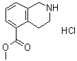 1,2,3,4-Tetrahydroisoquinoline-5-carboxylic acid methyl ester hydrochloride molecular structure (CAS 1035700-06-1)