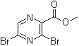 3,5-Dibromo-2-pyrazinecarboxylic acid methyl ester molecular structure (CAS 1035818-91-7)