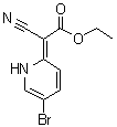 (5-Bromo-2(1H)-pyridinylidene)cyanoacetic acid ethyl ester molecular structure (CAS 103590-10-9)