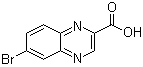 6-溴喹喔啉-2-羧酸分子结构 (CAS 103596-11-8)