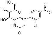 2-Chloro-4-nitrophenyl 2-(acetylamino)-2-deoxy-beta-D-glucopyranoside molecular structure (CAS 103614-82-0)