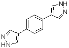 1,4-Di(1H-pyrazol-4-yl)benzene molecular structure (CAS 1036248-62-0)