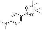 2-(二甲基氨基)吡啶-5-硼酸频哪醇酯分子结构 (CAS 1036991-24-8)