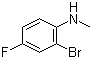 2-Bromo-4-fluoro-N-methylbenzenamine molecular structure (CAS 1037138-94-5)