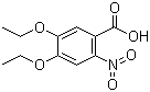4,5-Diethoxy-2-nitrobenzoic acid molecular structure (CAS 103796-34-5)