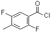 2,5-Difluoro-4-methylbenzoyl chloride molecular structure (CAS 103877-56-1)