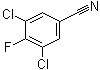 结构式 CAS# 103879-31-8, 4-氟-3,5-二氯苯甲腈