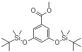 Methyl 3,5-bis(tert-butyldimethylsiloxy) benzoate molecular structure (CAS 103929-83-5)