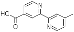 4'-Methyl-2,2'-bipyridine-4-carboxylic acid molecular structure (CAS 103946-54-9)