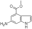 Methyl 6-aminoindole-4-carboxylate molecular structure (CAS 103956-00-9)