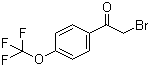 2-Bromo-4'-(trifluoromethoxy)acetophenone molecular structure (CAS 103962-10-3)