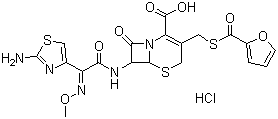 Ceftiofur hydrochloride molecular structure (CAS 103980-44-5)