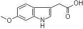 6-Methoxyindole-3-acetic acid molecular structure (CAS 103986-22-7)