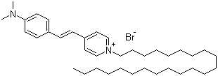 4-[4-(Dimethylamino)styryl]-1-docosylpyridinium bromide molecular structure (CAS 103998-45-4)