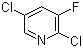 2,5-Dichloro-3-fluoropyridine molecular structure (CAS 103999-77-5)