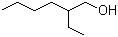 structure of CAS# 104-76-7, 2-Ethylhexanol;2-Ethylhexan-1-ol; 2-Ethyl-1-hexanol