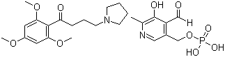 磷酸吡哆醛丁咯地尔分子结构 (CAS 104018-07-7)