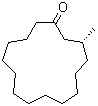 (R)-麝香酮分子结构 (CAS 10403-00-6)
