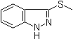 3-(Methylthio)-1H-indazole molecular structure (CAS 1040502-51-9)