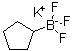 结构式 CAS# 1040745-70-7, 环戊基三氟硼酸钾