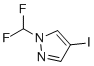 1-(Difluoromethyl)-4-iodo-1H-pyrazole molecular structure (CAS 1041205-43-9)