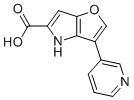 3-(吡啶-3-基)-4H-呋喃并[3,2-b]吡咯-5-羧酸分子结构 (CAS 1041421-77-5)