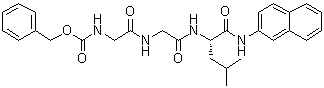 N-[(Phenylmethoxy)carbonyl]glycylglycyl-N-2-naphthalenyl-L-leucinamide molecular structure (CAS 104180-19-0)